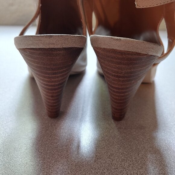 Nine West Countou Ankle Wrap Leather Heels - Picture 8 of 9